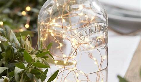 DIY Weihnachten Deko: Großes Glas dekorieren mit Zauberwatte/Füllwatte
