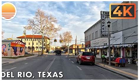 Main Street, Del Rio, Texas Postcard