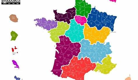 Les Départements Français - Liste et carte des Départements