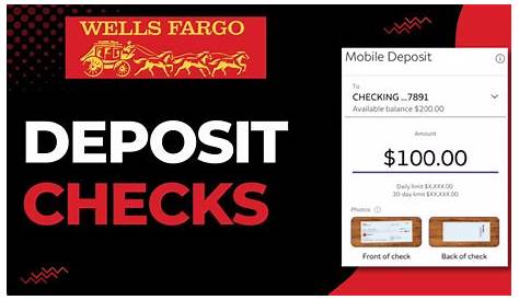 How To Deposit A Check Online Wells Fargo - CALCULUN