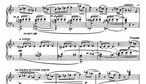 Des Pas Sur La Neige By Claude Debussy (1862-1918) - Full Score Sheet