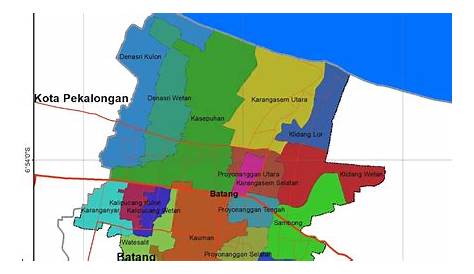 Peta Administrasi Kabupaten Banyumas Provinsis Jawa Tengah Neededthing