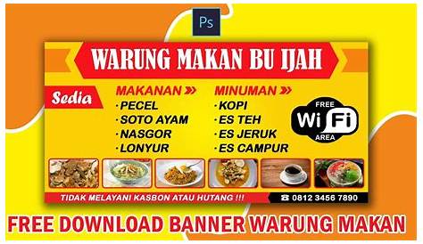 Background Banner Warung Makan – Gudang Materi Online