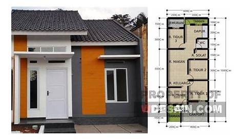 Desain Rumah Sederhana 6x12 Model Kekinian - Desain.id