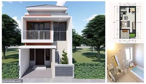 Desain Rumah Minimalis 2 Lantai 6x10 Dan Biayanya Denah Warung 8x15