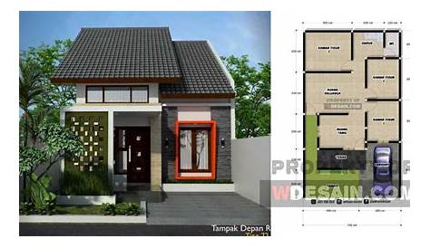 Desain Rumah Bali Minimalis Sederhana / Desain Rumah Sederhana 6X12
