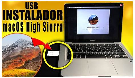 INSTALAR macOS HIGH SIERRA DESDE USB | CREAR USB BOOTEABLE - YouTube