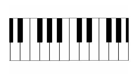 Piano keyboard vector design illustration isolated on white background
