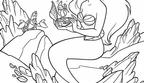 109 Desenhos da Ariel para colorir e imprimir