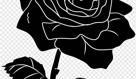Rosa Flower Black · Free vector graphic on Pixabay