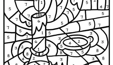 Desenhos de numeros para colorir - Atividades Educativas