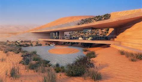 Completely mirrored building in Saudi Arabian desert breaks record