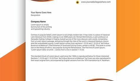 Letterhead Examples Business Letter Database Letter Template Collection