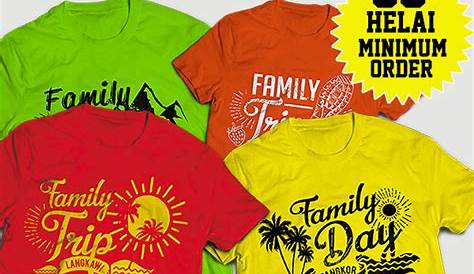 Design Baju Family Day 2020 - Sdprinting Baju Family Day 2020 Kami Ade