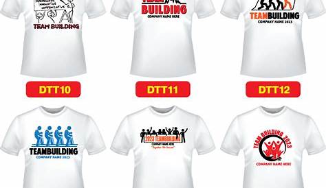 Design Baju T-Shirt Team Building | T Shirt Printing Malaysia