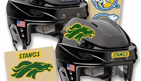 Custom Hockey Helmet Decals Custom Hockey Helmet Stickers - Etsy