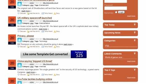 Best Free Pligg Templates in 2013