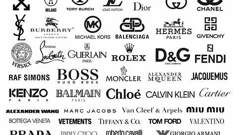 Designer Brands Clothing List