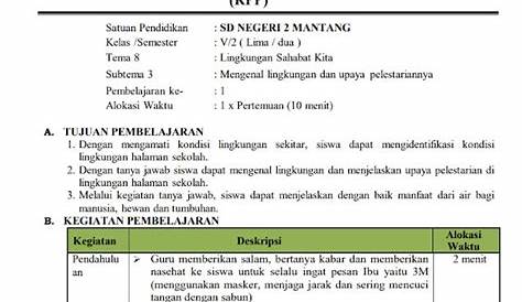 GURU BERBAGI | RPP SIMULASI MENGAJAR GURU PENGGERAK ANGGAKATAN 7