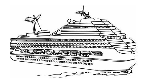 Coloriage Bateau - Les beaux dessins de Transport à imprimer et