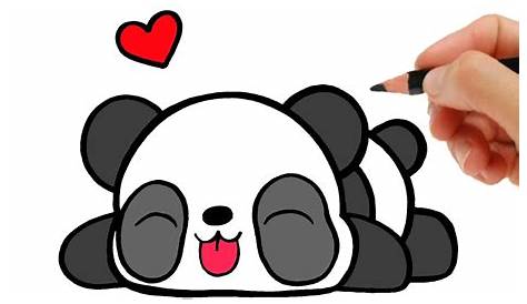 Kawaii Panda Drawing at GetDrawings | Free download