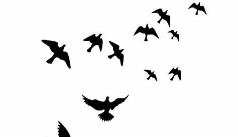 Dessin d'oiseaux blancs dans le ciel - Centerblog
