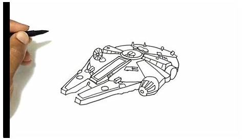 Coloriage Vaisseau Spatial Star Wars - Coloriage.eu.org