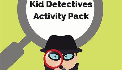 Kid Detectives Activity Pack Activities, Detective, Scavenger hunt