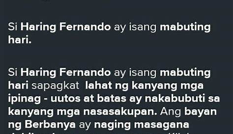 Ano-ano ang mga katangian ni Haring Salermo? - Brainly.ph