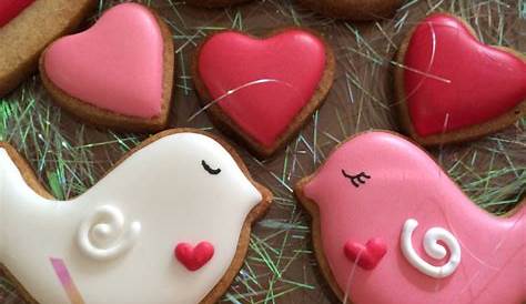 Dia De San Valentin Galletas Decoradas Coradas 14 Febrero Amor Novia Boda