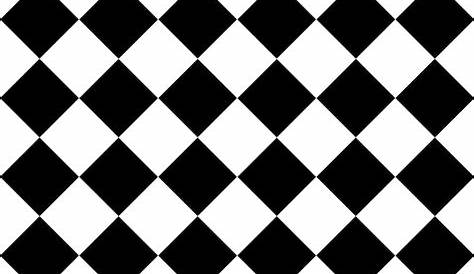 Premium Vector | Tile of diagonal black and white squares seamless pattern.