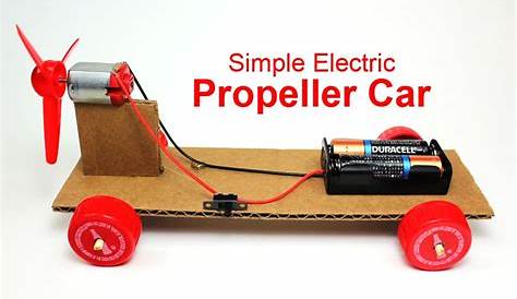 Learn how to make a simple electric propeller car using basic parts and