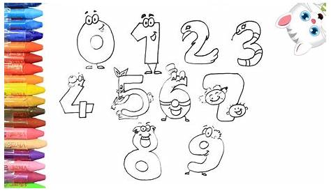 Imprimir: Dibujos de los números para imprimir y colorear con los niños