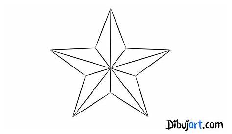 Cómo dibujar Estrella De Cinco Puntas 】 Paso a Paso Muy Fácil 2024