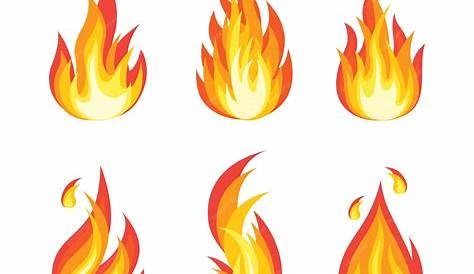 Dibujos Flamas De Fuego Fuego Llama Icono Vector De Stock | My XXX Hot Girl