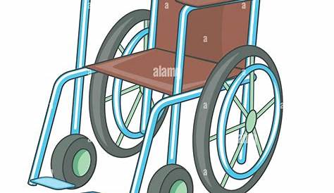 Boceto de ilustración de vector de silla de ruedas en blanco y negro