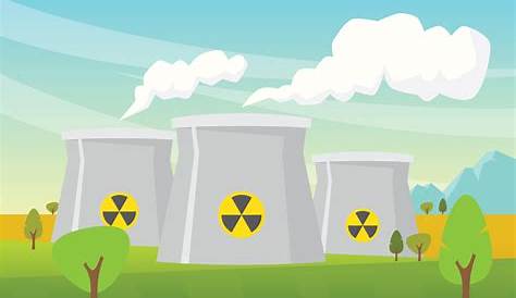 Nuclear Power plant stock illustration. Illustration of energy - 29408807