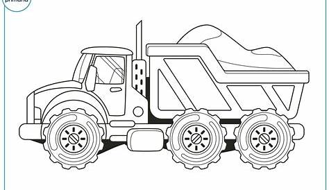 Dibujo Imprimir Colorear Camion