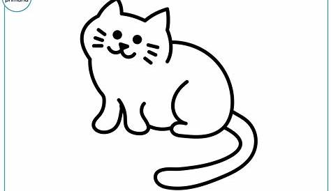 Cómo dibujar una Gato fácil Kawaii #2 — Serie de dibujos de Gatos