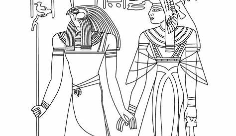 Dibujos De Los Egipcios Para Imprimir Y Colorear Personas Adultas