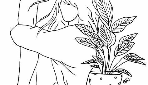 Шаблон-растения | Dibujos para colorear, Acuarela, Plantas