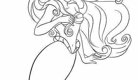 Resultado de imagen para dibujos princesas ariel | Ariel coloring pages