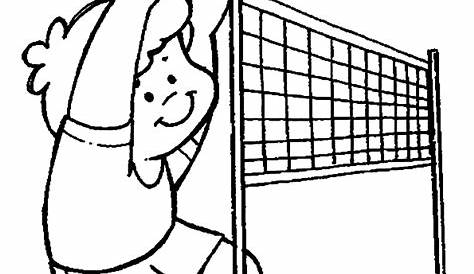 VOLEIBOL DIBUJOS PARA COLOREAR – Dibujos para colorear