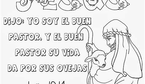 Textos Biblicos para colorear ~ Dibujos Cristianos Para Colorear