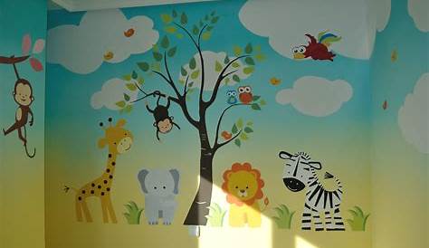 Diseño de pared en vinilo Baby Bedroom, Kids Bedroom, Bedroom Decor