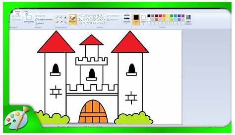 Tutorial Paint 05: Como dibujar con Microsoft Paint una flor mediante