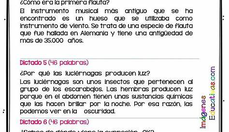 PALABRAS DE DICTADO 6to | PDF | Ajedrez | Deportes