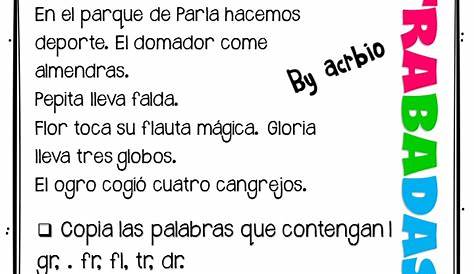 Palabras Para Dictado Para Niños De Segundo Grado - Actividad del Niño