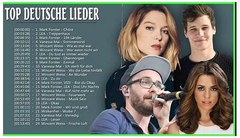Die schönsten deutschen Lieder – Beliebteste Lieder – Beste Deutsche