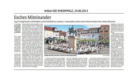 Die erste Ausgabe der RHEINPFALZ: Wieder eine Zeitung! - Blick zurück